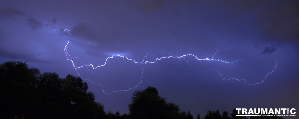 Lightning fun at the Holiday Twin drive-in.