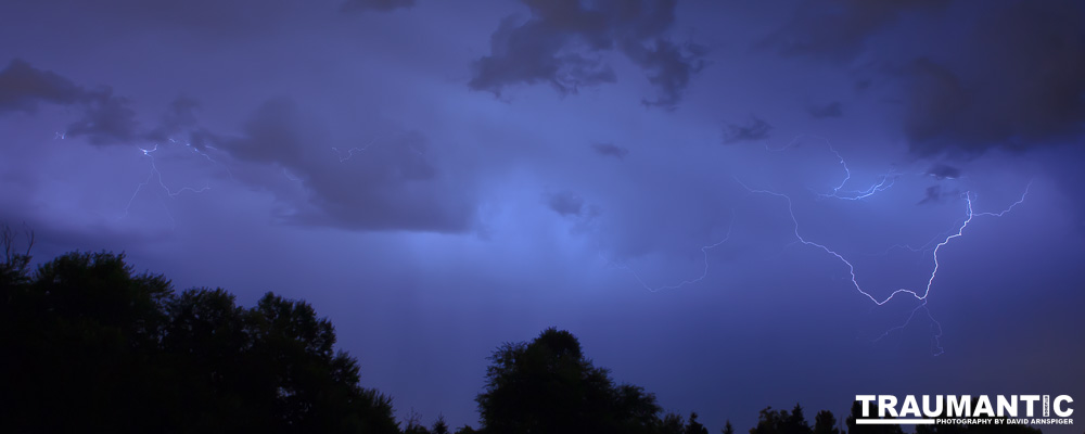 Lightning fun at the Holiday Twin drive-in.