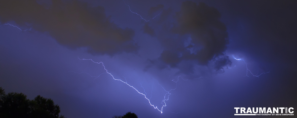 Lightning fun at the Holiday Twin drive-in.