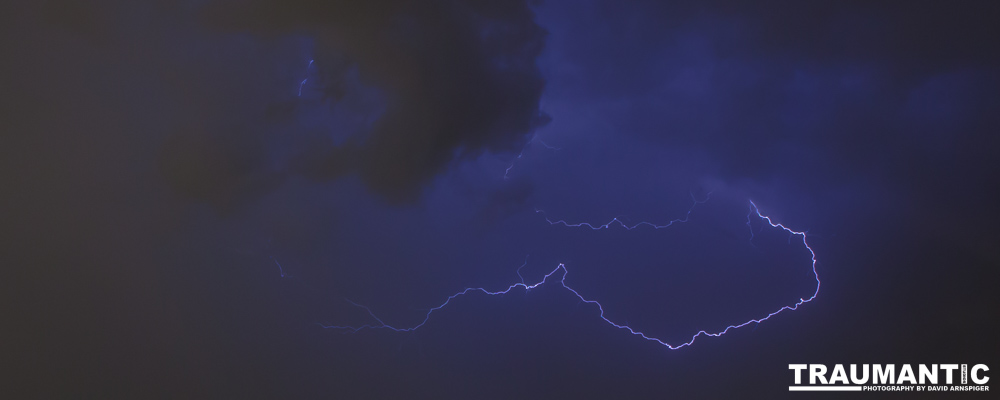 Lightning fun at the Holiday Twin drive-in.