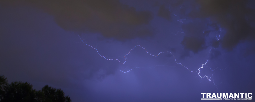 Lightning fun at the Holiday Twin drive-in.