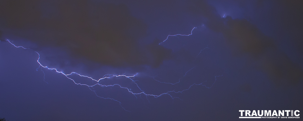 Lightning fun at the Holiday Twin drive-in.