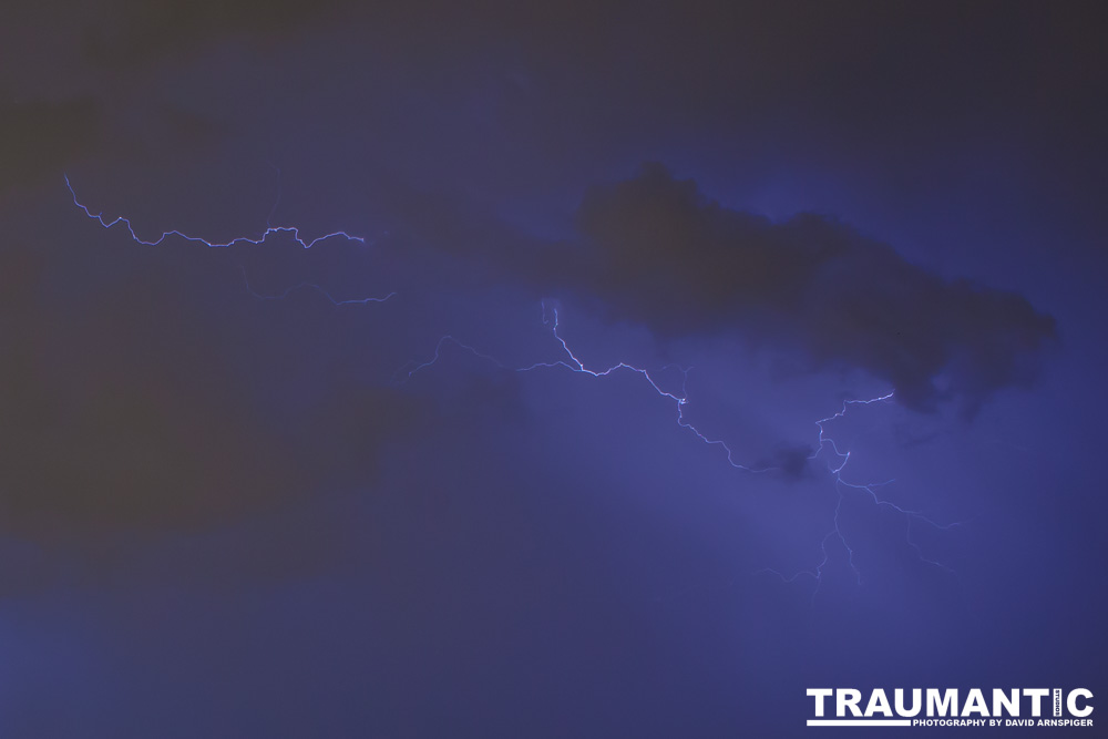 Lightning fun at the Holiday Twin drive-in.