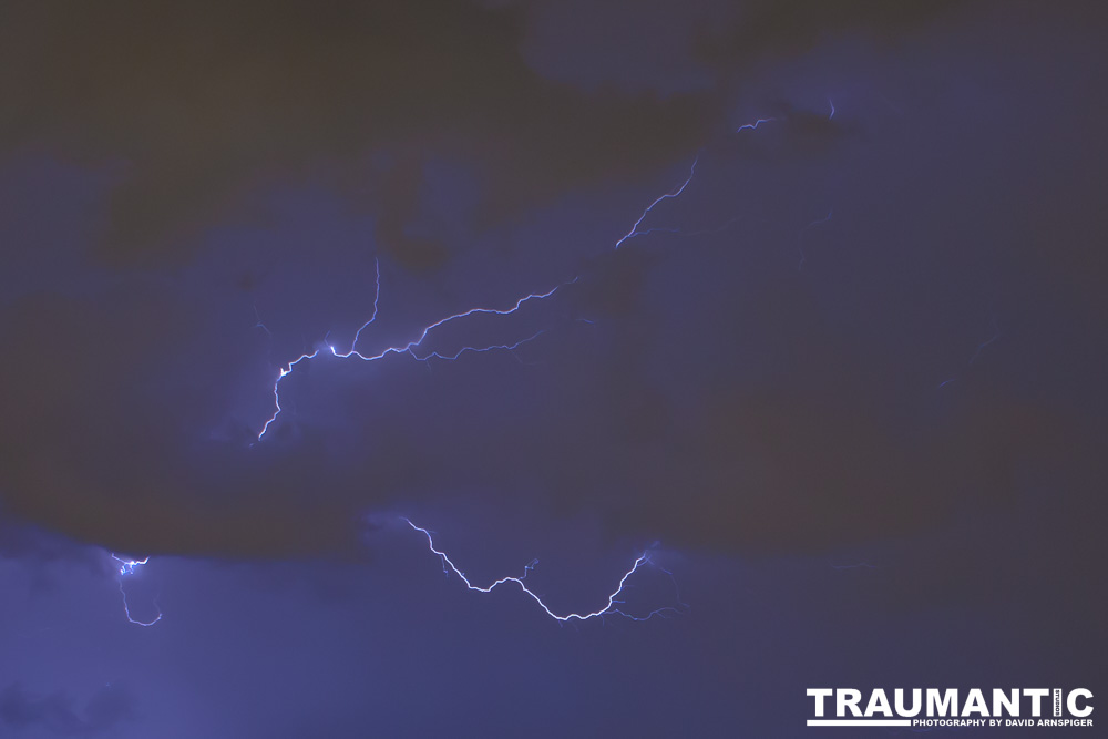 Lightning fun at the Holiday Twin drive-in.