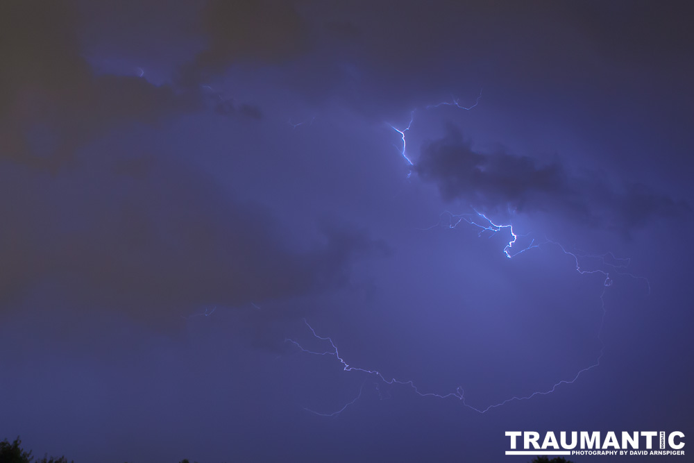 Lightning fun at the Holiday Twin drive-in.