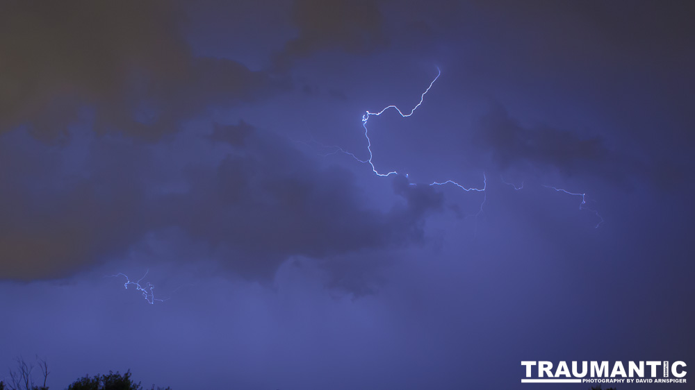 Lightning fun at the Holiday Twin drive-in.