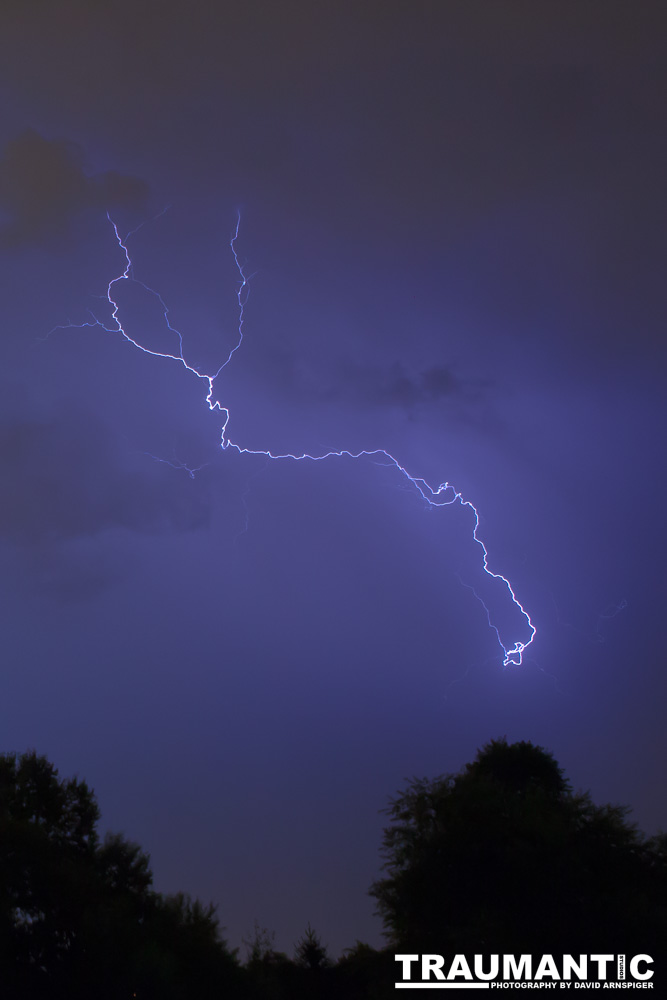 Lightning fun at the Holiday Twin drive-in.