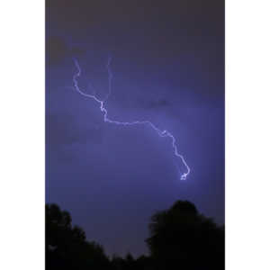 Lightning fun at the Holiday Twin drive-in.