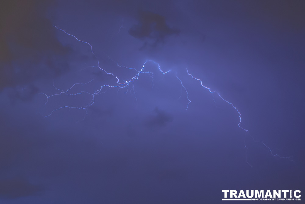 Lightning fun at the Holiday Twin drive-in.