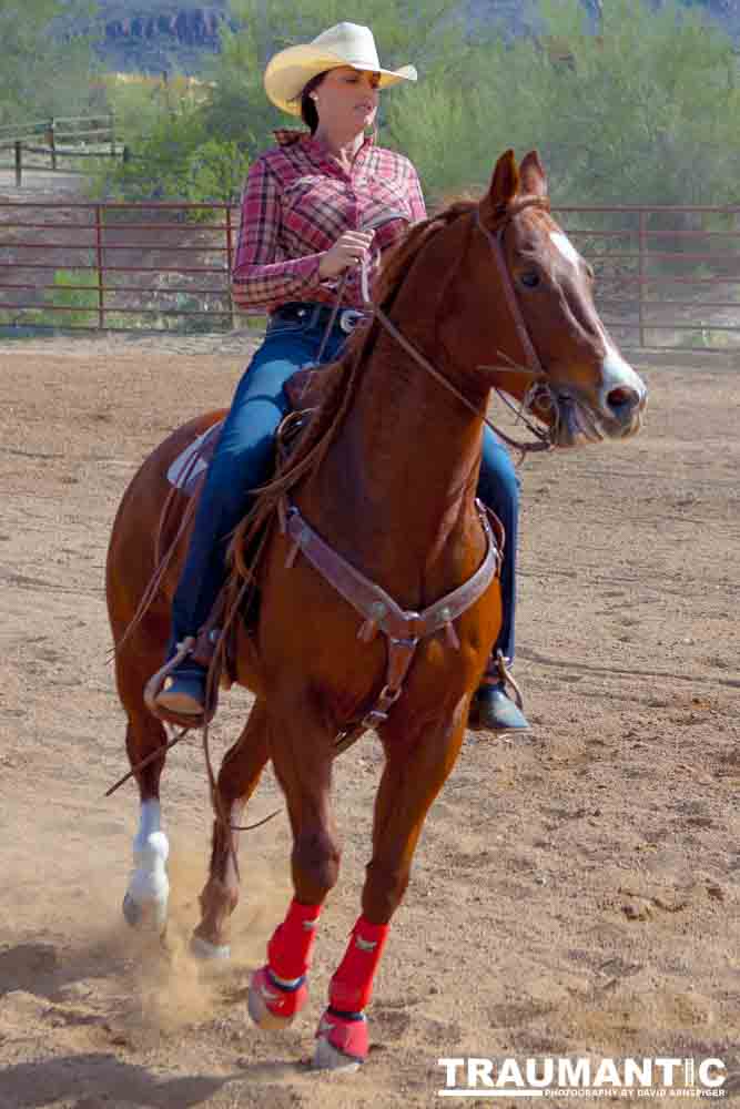 Beautiful women on horseback, count me in.