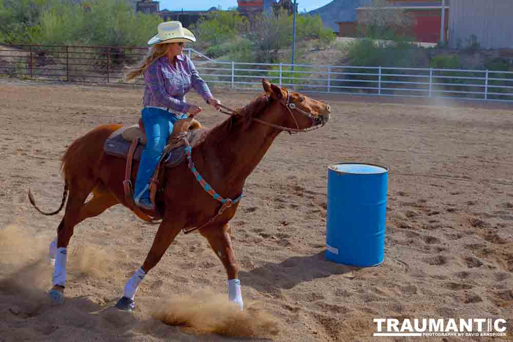 Beautiful women on horseback, count me in.