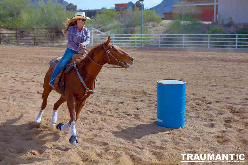 Beautiful women on horseback, count me in.