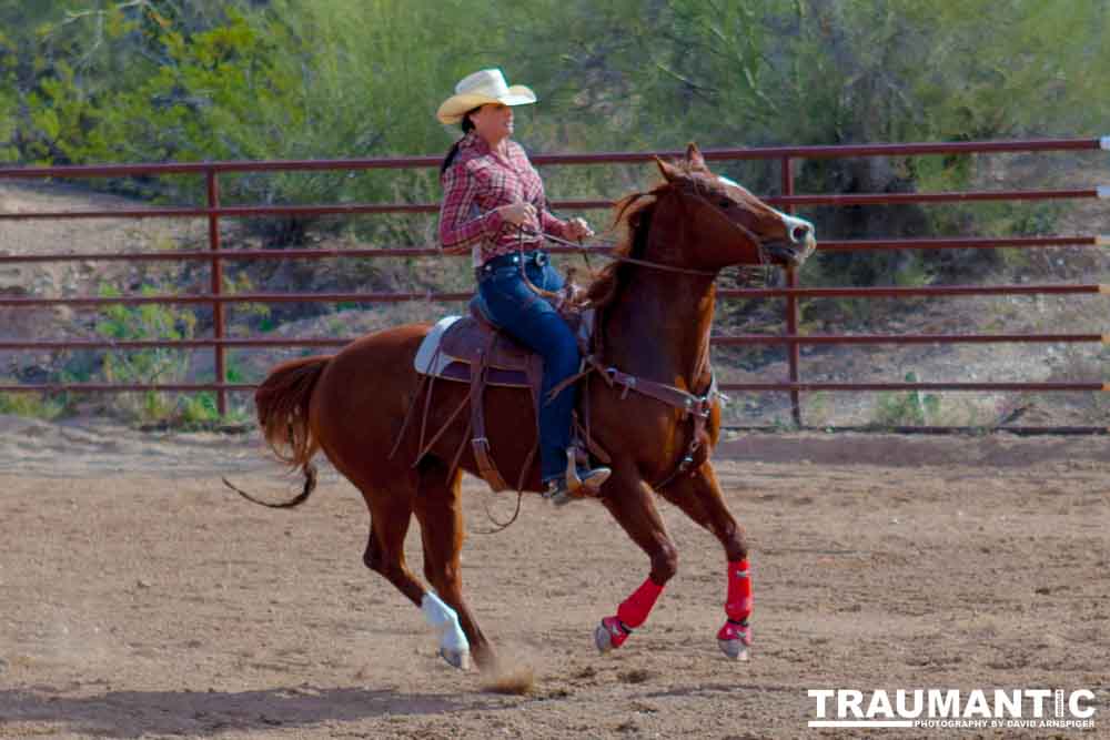 Beautiful women on horseback, count me in.