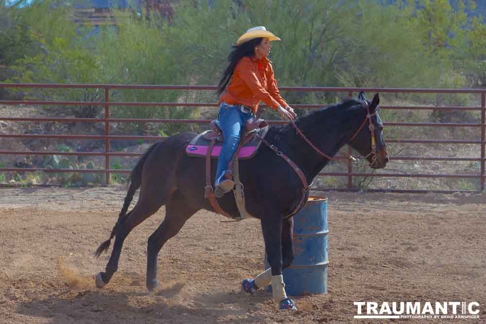 Beautiful women on horseback, count me in.