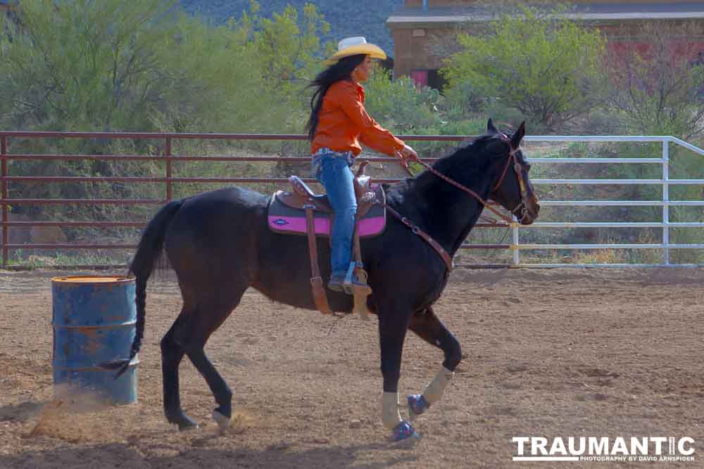 Beautiful women on horseback, count me in.