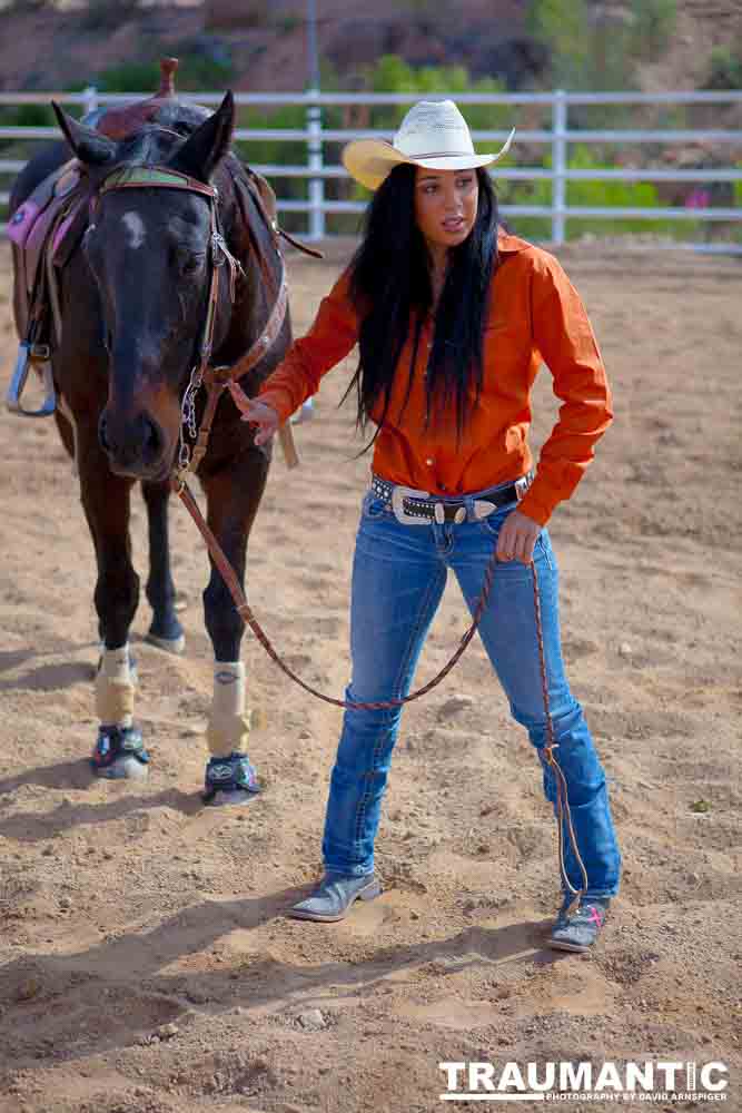 Beautiful women on horseback, count me in.