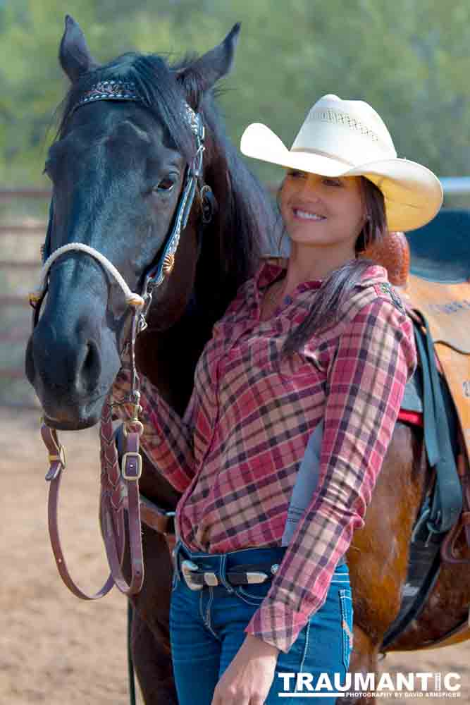 Beautiful women on horseback, count me in.