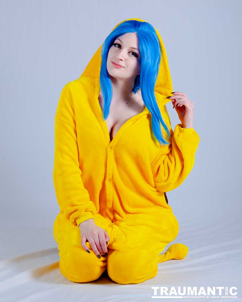 I was warned in advance that this was to be our third look for the shoot.  I had no idea what a Kigu was, but now that I know I can see some potential for an even sexier shoot with one.