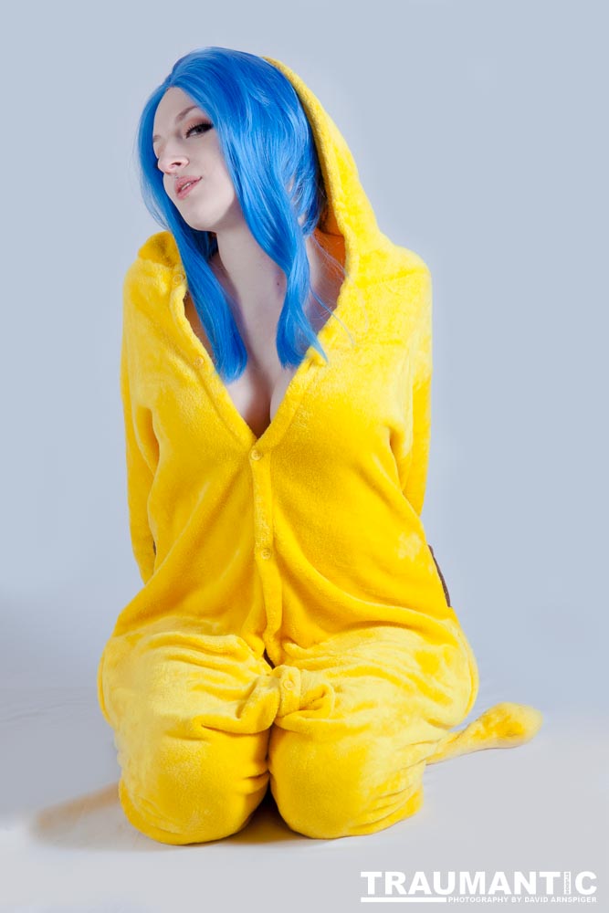 I was warned in advance that this was to be our third look for the shoot.  I had no idea what a Kigu was, but now that I know I can see some potential for an even sexier shoot with one.