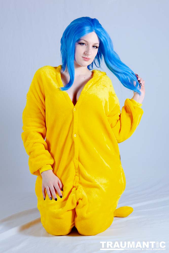 I was warned in advance that this was to be our third look for the shoot.  I had no idea what a Kigu was, but now that I know I can see some potential for an even sexier shoot with one.