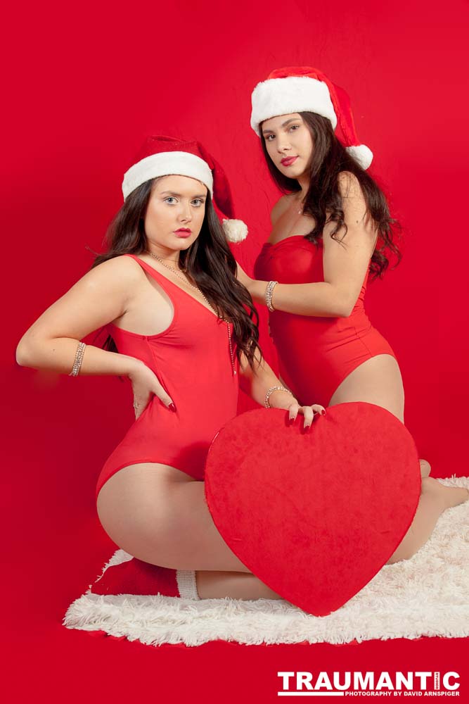 Amanda and Nancy came back for a Christmas themed shoot.