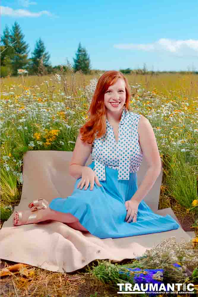 Emily and I finally a shoot done.  The pictures came out great.