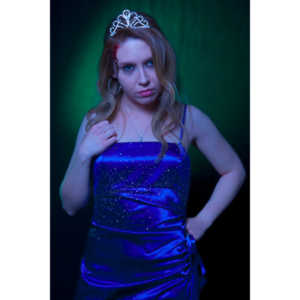 Whitney took me up on a shoot and tried out a look as a dead Prom Queen.  Once we got the green filters working, she looked great.