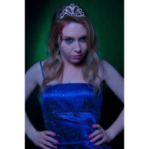 Whitney took me up on a shoot and tried out a look as a dead Prom Queen.  Once we got the green filters working, she looked great.