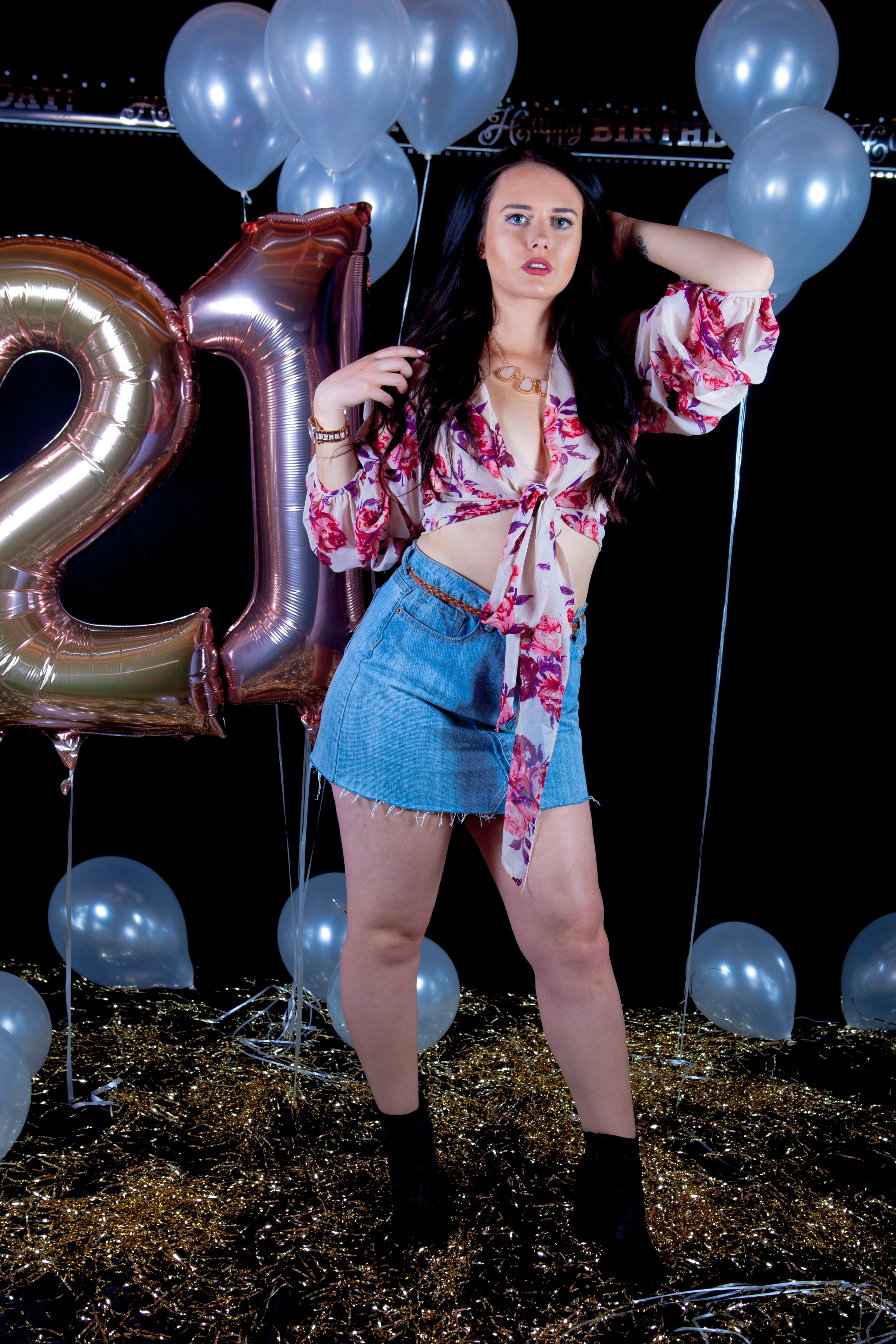 Third shoot with Amanda and Nancy.  This time the theme was celebrating their 21st birthdays.