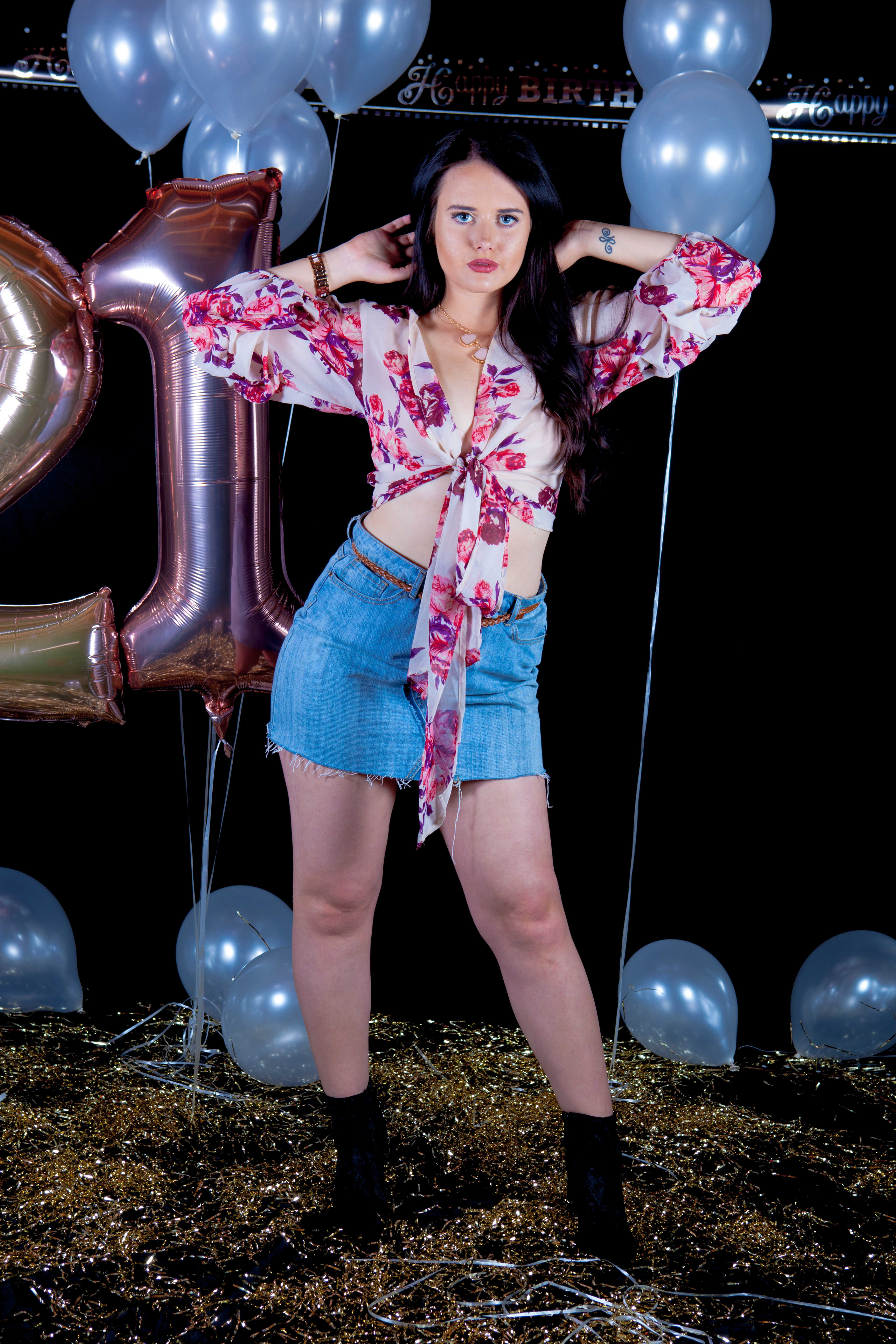 Third shoot with Amanda and Nancy.  This time the theme was celebrating their 21st birthdays.