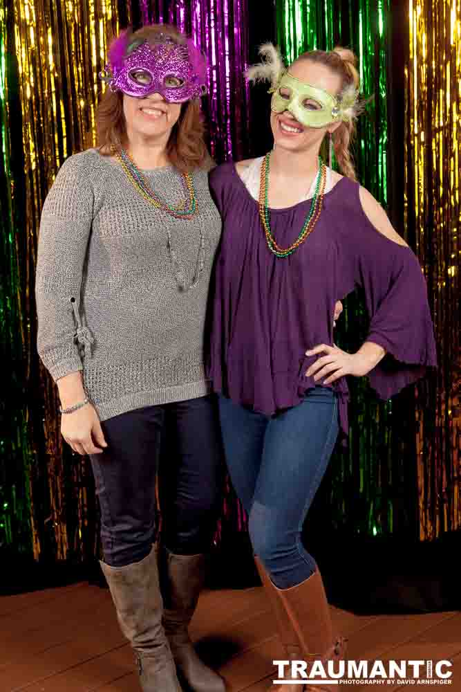 Portraits from the photo booth at the annual Comedy Night for Animal House.