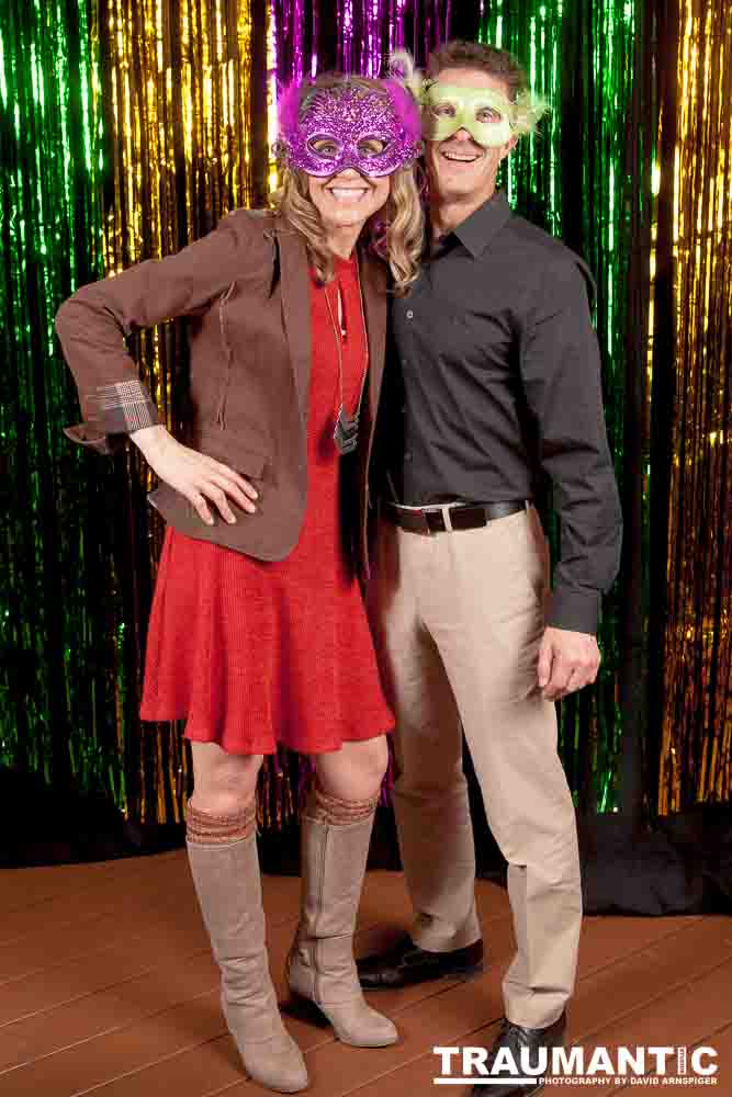 Portraits from the photo booth at the annual Comedy Night for Animal House.