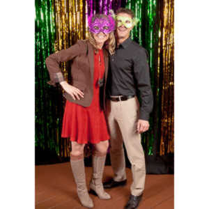 Portraits from the photo booth at the annual Comedy Night for Animal House.