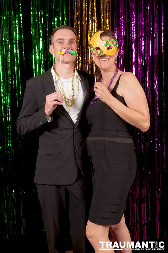 Portraits from the photo booth at the annual Comedy Night for Animal House.