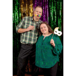 Portraits from the photo booth at the annual Comedy Night for Animal House.