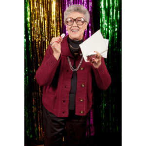 Portraits from the photo booth at the annual Comedy Night for Animal House.