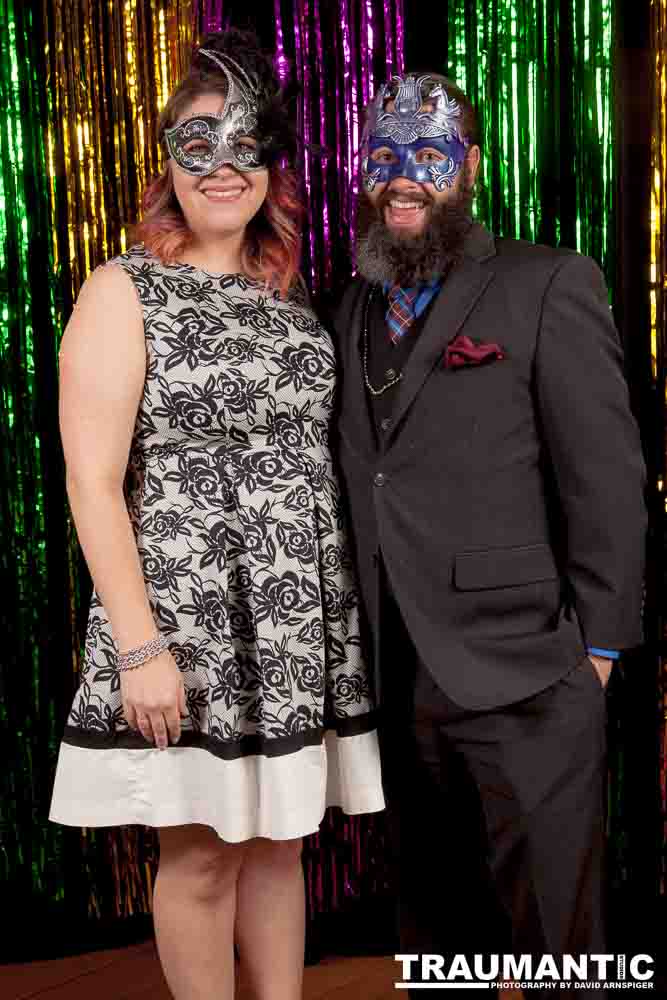 Portraits from the photo booth at the annual Comedy Night for Animal House.