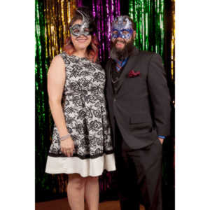 Portraits from the photo booth at the annual Comedy Night for Animal House.