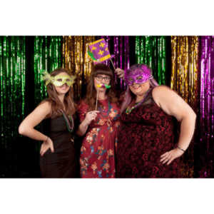 Portraits from the photo booth at the annual Comedy Night for Animal House.