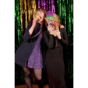 Portraits from the photo booth at the annual Comedy Night for Animal House.