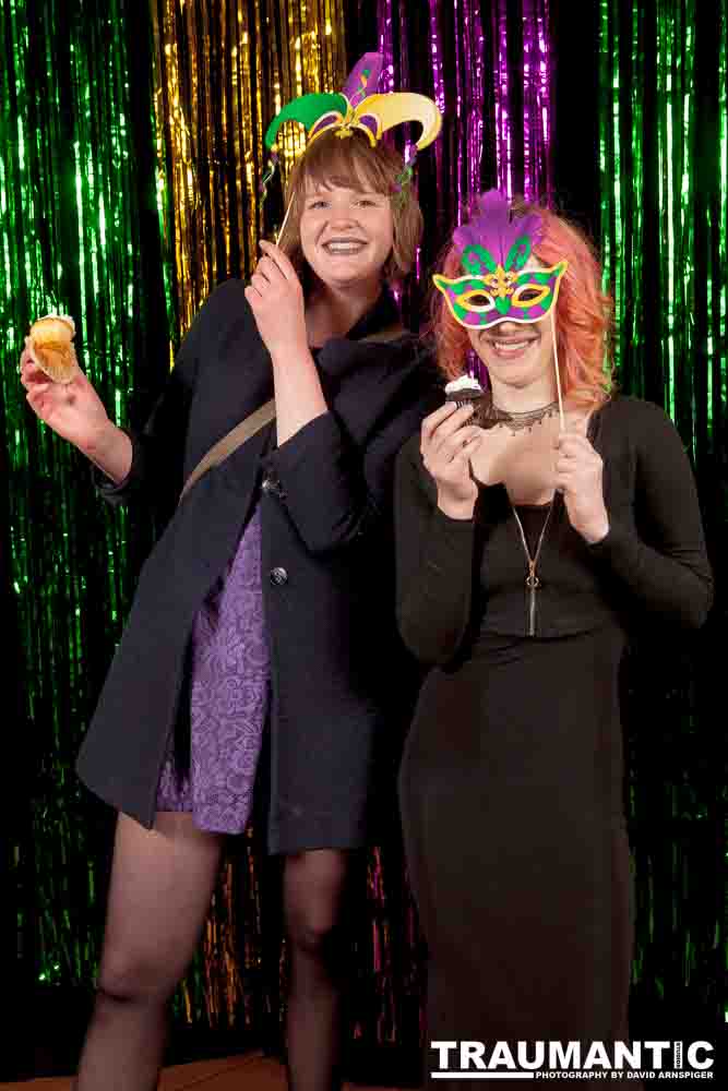 Portraits from the photo booth at the annual Comedy Night for Animal House.