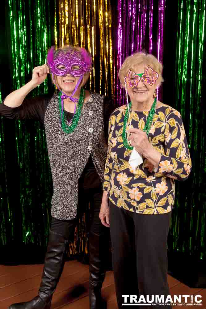 Portraits from the photo booth at the annual Comedy Night for Animal House.