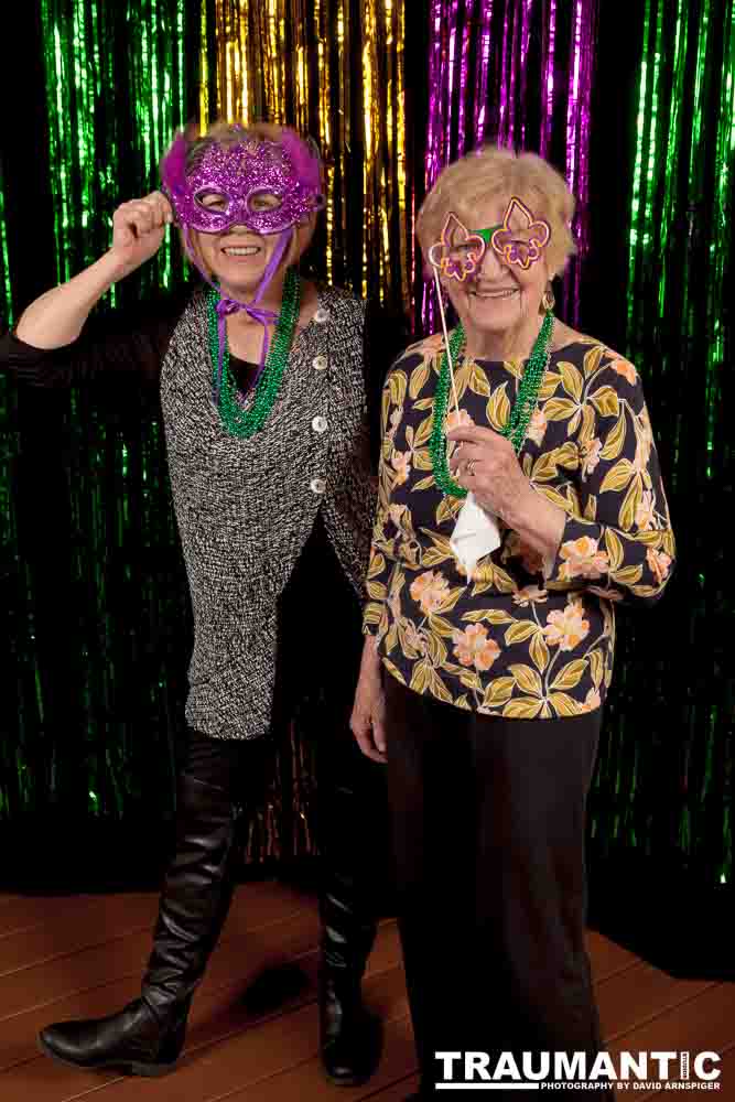 Portraits from the photo booth at the annual Comedy Night for Animal House.