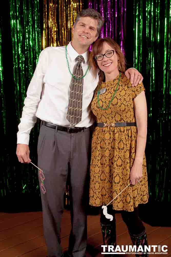 Portraits from the photo booth at the annual Comedy Night for Animal House.