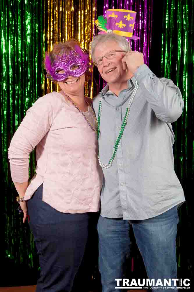 Portraits from the photo booth at the annual Comedy Night for Animal House.