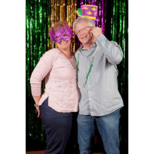 Portraits from the photo booth at the annual Comedy Night for Animal House.