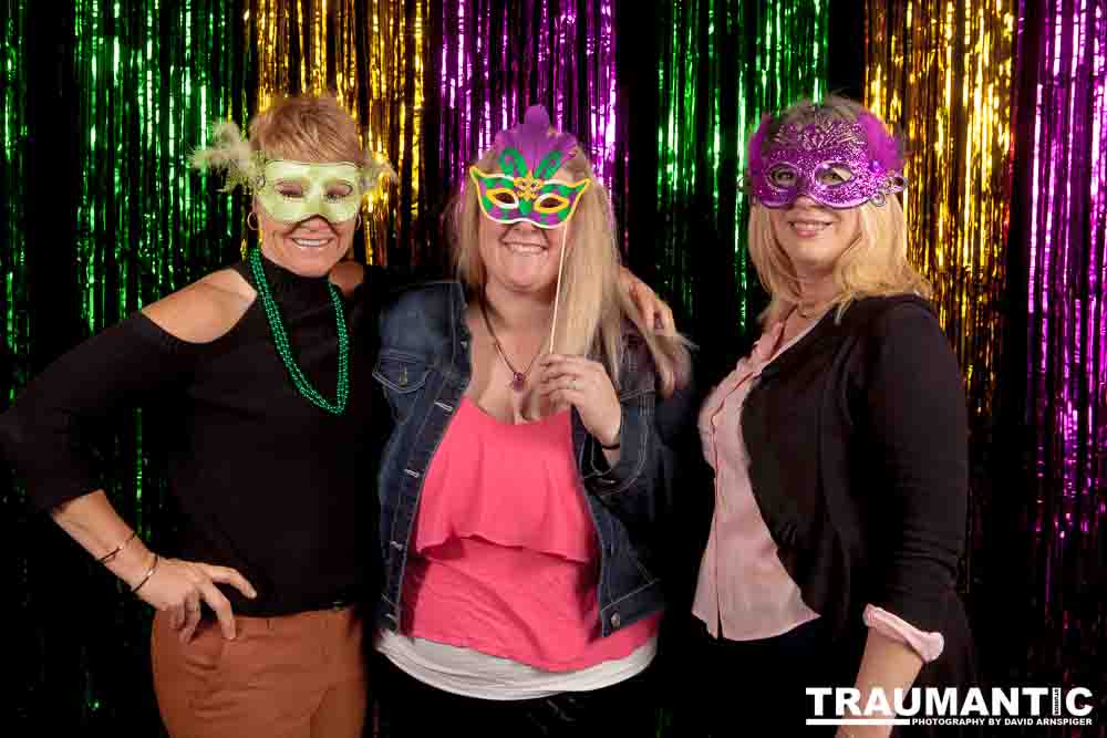 Portraits from the photo booth at the annual Comedy Night for Animal House.