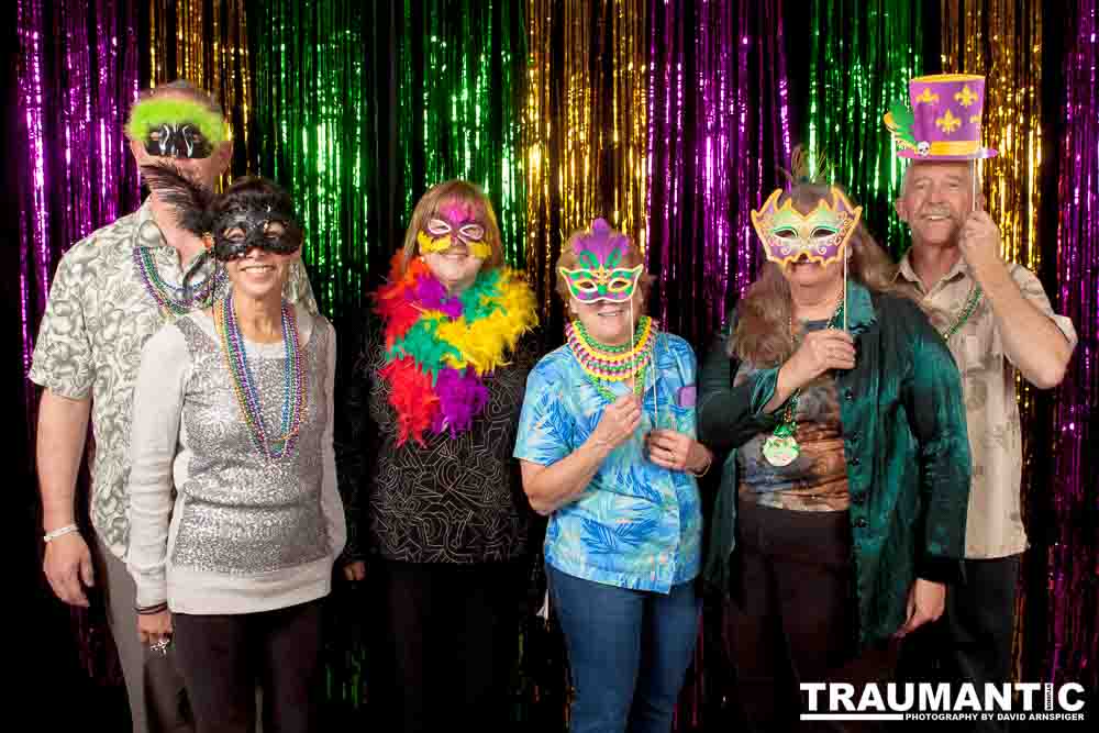 Portraits from the photo booth at the annual Comedy Night for Animal House.