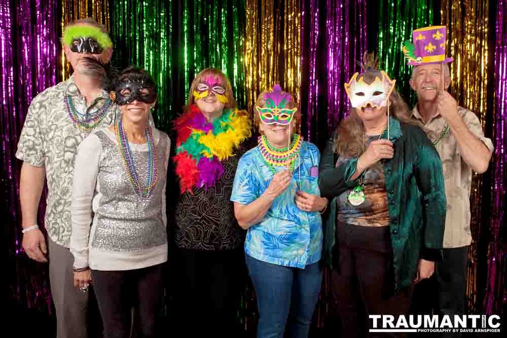 Portraits from the photo booth at the annual Comedy Night for Animal House.