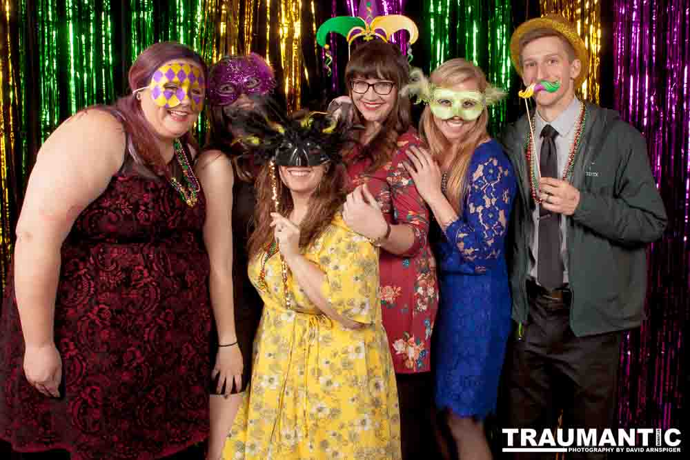 Portraits from the photo booth at the annual Comedy Night for Animal House.